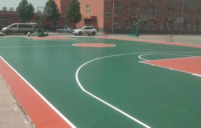 硅PU籃球場地坪