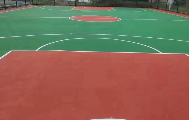 硅PU籃球場地坪